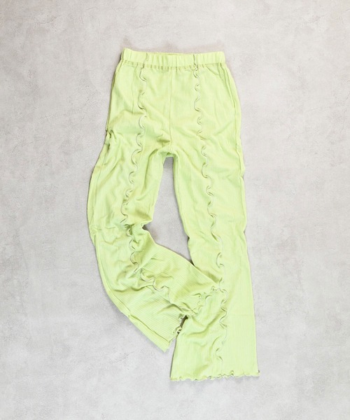 MARKEY'S（マーキーズ）の「メローフレアーパンツ/おとな（その他パンツ・レディース・ブラック/ライトブルー/ライトグリーン/ピンク・160cm）」の3枚目の写真