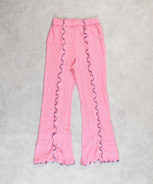 MARKEY'S（マーキーズ）の「メローフレアーパンツ/おとな（その他パンツ・レディース・ブラック/ライトブルー/ライトグリーン/ピンク・160cm）」の6枚目の写真