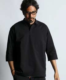 The DUFFER of ST.GEORGE | [360° THE CIRCLE STRETCH] BY WONDER SHAPE：セットアップ ライトピケジャージ素材 7分袖シャツ(シャツ/ブラウス)