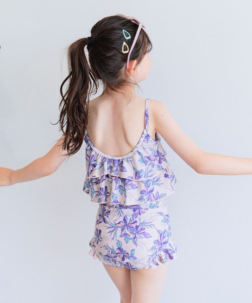 RUSTY（ラスティ）の「【RUSTY(ラスティ)】別注SWIMフリルセパレート(KIDS)（水着・キッズ・グリーン/ピンク・110cm/120cm/130cm/140cm）」の8枚目の写真