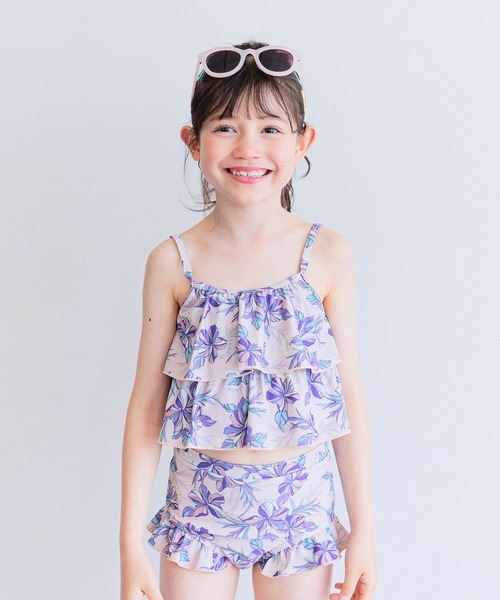 RUSTY（ラスティ）の「【RUSTY(ラスティ)】別注SWIMフリルセパレート(KIDS)（水着・キッズ・グリーン/ピンク・110cm/120cm/130cm/140cm）」の16枚目の写真