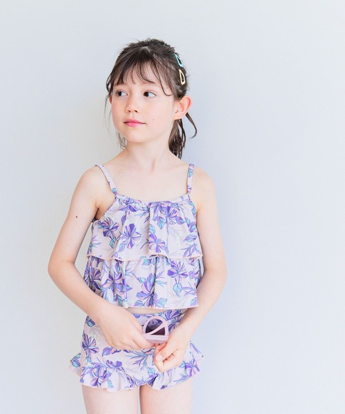 RUSTY（ラスティ）の「【RUSTY(ラスティ)】別注SWIMフリルセパレート(KIDS)（水着・キッズ・グリーン/ピンク・110cm/120cm/130cm/140cm）」の18枚目の写真