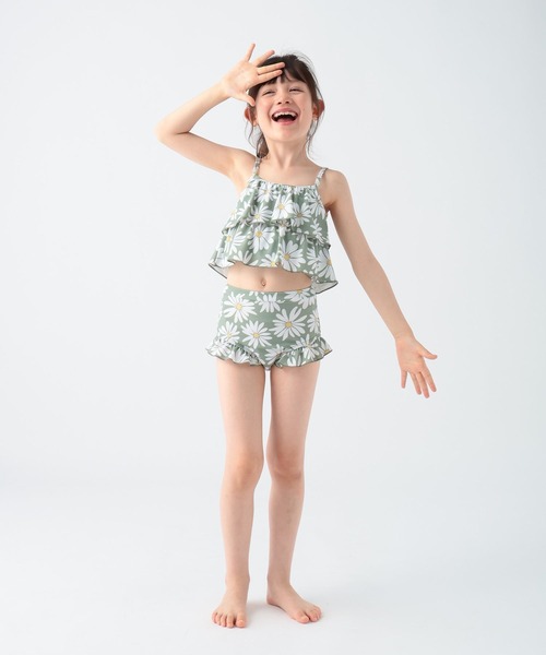 RUSTY（ラスティ）の「【RUSTY(ラスティ)】別注SWIMフリルセパレート(KIDS)（水着・キッズ・グリーン/ピンク・110cm/120cm/130cm/140cm）」の22枚目の写真