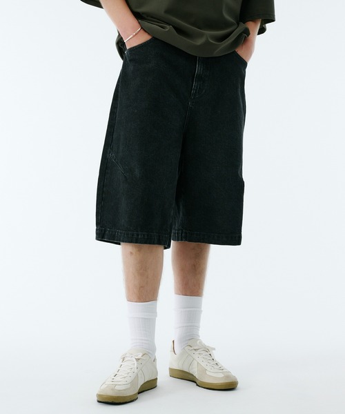 PUBLIC DENIM バギーデニムショートパンツ / ハーフパンツ（デニム