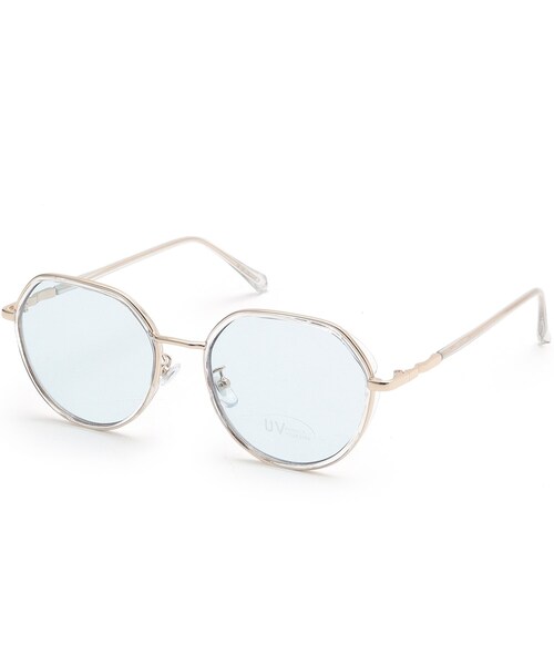 SHOO・LA・RUE(シューラルー)の「ライトカラークラウンパントサングラス(サングラス・レディース・ブラウン系/サックスブルー/ライトグレー・00)」の3枚目の写真