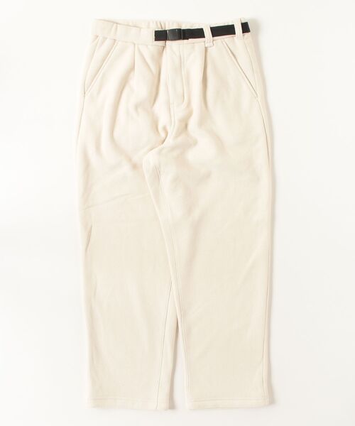 THOUSAND MILE（サウザンドマイル）の「【THOUSAND MILE】KNIT FLEECE BELT PANTS/ニットフリース　ベルトパンツ（その他パンツ・メンズ・ライトベージュ/チャコールグレー/ブラック/ボルドー/オフホワイト・L/M/XL/S）」の2枚目の写真
