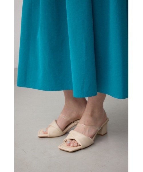 AZUL by moussy（アズールバイマウジー）の「C/T撥水ティアードドロストワンピース（ワンピース・レディース・ブルー/ブラック/ライトベージュ・SMALL/MEDIUM）」の5枚目の写真