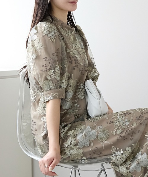 PREFERIR（プレフェリール）の「結婚式 オケージョン ボタニカル刺繍