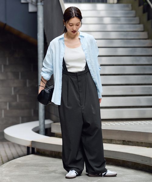 FRAMeWORK｜フレンチリネンレギュラーシャツ | Rakuten Fashion
