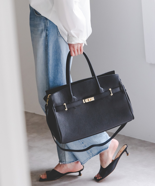 美品 MILOS ミロス 2way ショルダーバッグ シボ革 レザー ブラック 美品 MILOS ミロス 2way ショルダーバッグ シボ革 レザー