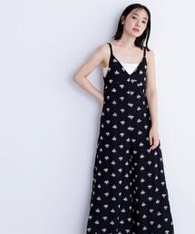 NATURAL BEAUTY BASIC | ◇【BLANC】エンブロイダリーオールインワン(つなぎ/オールインワン)
