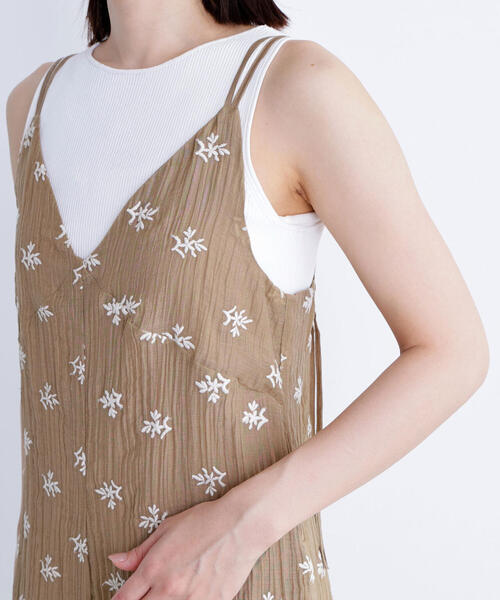 NATURAL BEAUTY BASIC（ナチュラルビューティーベーシック）の「◇【BLANC】エンブロイダリーオールインワン（つなぎ/オールインワン・レディース・ベージュ系その他/ブラック系その他・MEDIUM/P/S）」の17枚目の写真