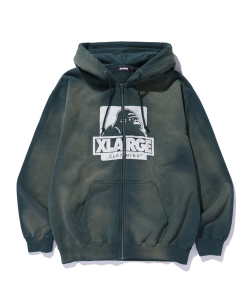 XLARGE EMBOSSED OG BOX SWEAT エクストララージ　新品 EMBOSSED OG BOX ZIP UP HOODED SWEATSHIRT – calif（カリフ