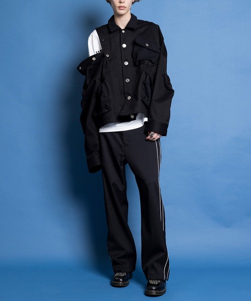 MILKBOY(ミルクボーイ)の「ARM RIPPED ジャケット(デニムジャケット・メンズ・B/A・FREE)」の14枚目の写真