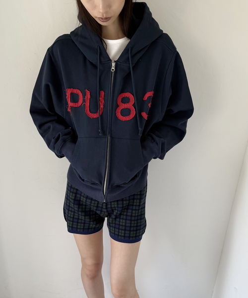 トップス Oriens IPU83 Flont Zip Hoodie トップス Oriens IPU83 Flont Zip Hoodie 追加》IPU83 Flont Zip