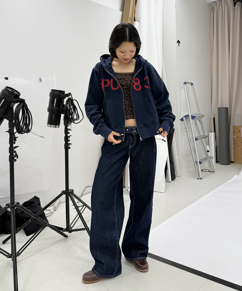 トップス Oriens IPU83 Flont Zip Hoodie 追加》IPU83 Flont Zip