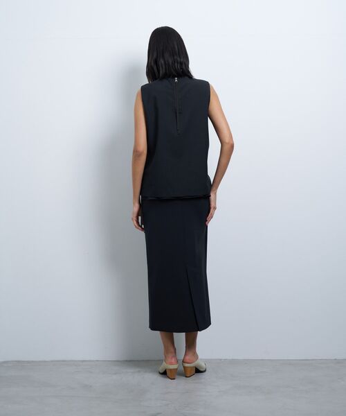 LANVIN en Bleu（ランバンオンブルー）の「サマーウールノットリボンブラウス（シャツ/ブラウス・レディース・オフホワイト/ネイビー・38）」の5枚目の写真