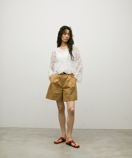 カーディガン over tulle knit cardigan レディース 楽天市場】【mily bilet】 トップス ニット レディース 前後