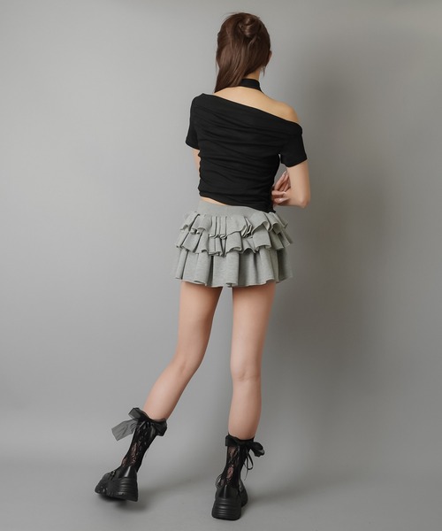 SPINNS(スピンズ)の「ガーリークルーソックス/レースチュール(ソックス/靴下・レディース・ホワイト/ブラック・ONESIZE)」の11枚目の写真