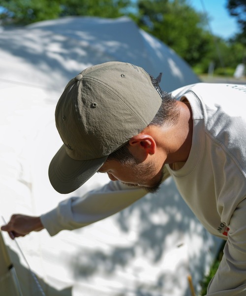 Snow Peak（スノーピーク）の「Snow Peak Typography Cap  スノーピーク タイポグラフィ キャップ 帽子（キャップ・メンズ・ブラック/ピンク/オリーブ・ONE SIZE）」の10枚目の写真