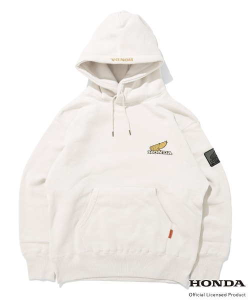 KRIFF MAYER(クリフメイヤー)の「【Unisex・ピグメント加工】HONDAコラボパーカー(WING)(スウェット・メンズ・レッド/チャコール/グレー/ナチュラル・X-LARGE/LARGE/MEDIUM)」の14枚目の写真