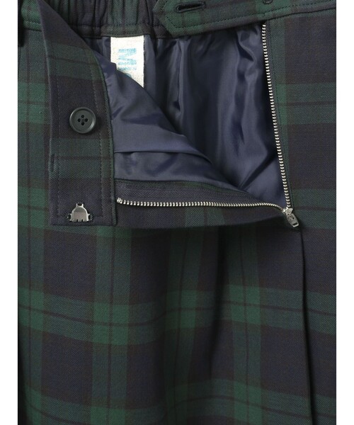MidiUmi（ミディウミ）の「MidiUmi チェックタックスカート（スカート・レディース・グリーン系その他2/ブラウン/グリーン/ベージュ・FREE）」の22枚目の写真