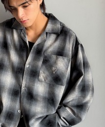 Classical Origin(NVJIW)́yClassical OriginzR̂̃JbR悳BBe[W`FbNI[vJ[Vcij/Vintage-style check pattern open collar shirt(Vc/uEX)