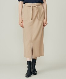 自由区（ジユウク）の「セルロースコットンチノ スカート（スカート）」