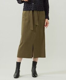 自由区（ジユウク）の「セルロースコットンチノ スカート（スカート）」