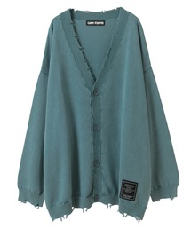 Candy Stripper | PIGMENT DAMAGE KNIT カーディガン(カーディガン/ボレロ)