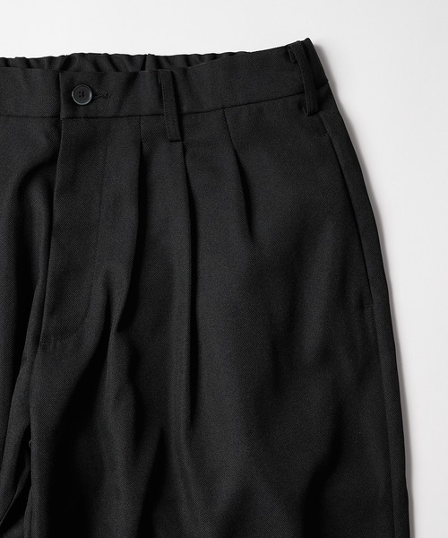 meltum(メルタム)の「3TUCK EASY TROUSERS(スラックス・メンズ・ブラック・MEDIUM/SMALL/LARGE)」の14枚目の写真
