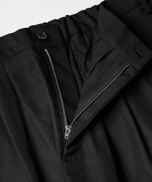 meltum(メルタム)の「3TUCK EASY TROUSERS(スラックス・メンズ・ブラック・MEDIUM/SMALL/LARGE)」の17枚目の写真