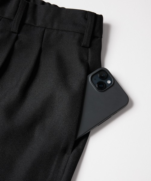 meltum(メルタム)の「3TUCK EASY TROUSERS(スラックス・メンズ・ブラック・MEDIUM/SMALL/LARGE)」の18枚目の写真