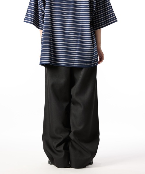 meltum(メルタム)の「3TUCK EASY TROUSERS(スラックス・メンズ・ブラック・MEDIUM/SMALL/LARGE)」の7枚目の写真