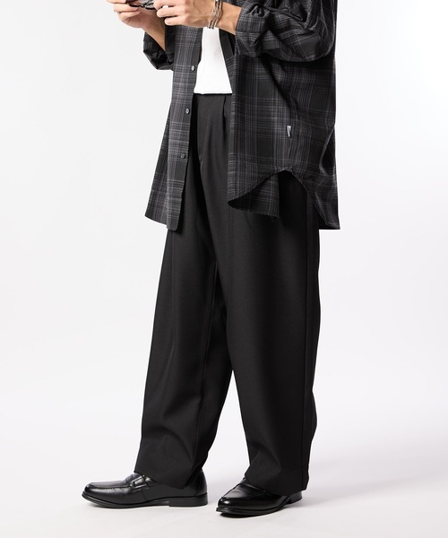 meltum(メルタム)の「3TUCK EASY TROUSERS(スラックス・メンズ・ブラック・MEDIUM/SMALL/LARGE)」の21枚目の写真