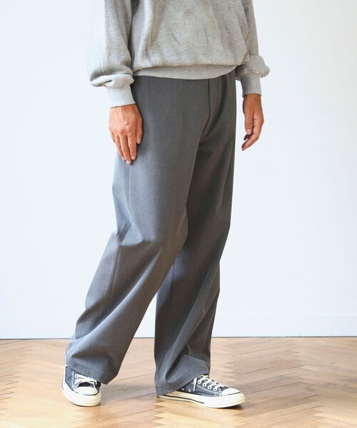 B:MING by BEAMS(ビーミングバイビームス)の「ambiance / ワイド スラックス(スラックス・メンズ・ブラック/チャコールグレー・S/M/L/XL)」の8枚目の写真