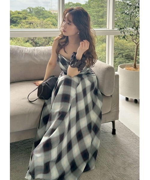 FRAY I.D（フレイアイディー）の「バリエーションビッグシュシュ（シュシュ・レディース・ブラウン/ブラック/グレー・F）」の6枚目の写真