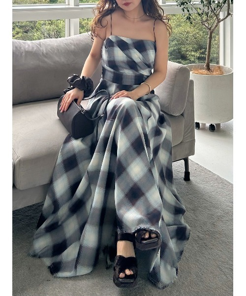 FRAY I.D（フレイアイディー）の「バリエーションビッグシュシュ（シュシュ・レディース・ブラウン/ブラック/グレー・F）」の7枚目の写真