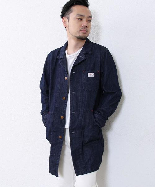 coen(コーエン)の「SMITH別注デニムショップコート(その他アウター・メンズ・インディゴブルー・LARGE/MEDIUM/X-LARGE/SMALL)」の12枚目の写真