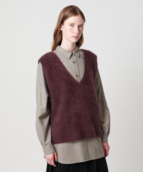 unitedarrows ミックスヤーンニットベスト ミックスヤーン ニットベスト