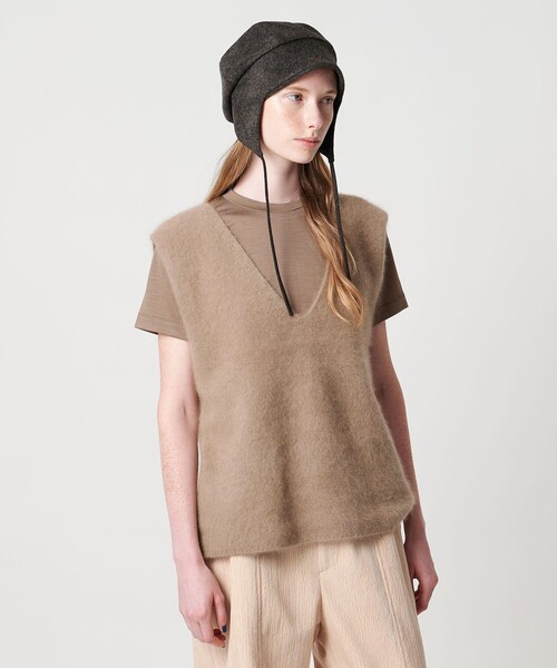 unitedarrows ミックスヤーンニットベスト ミックスヤーン ニットベスト