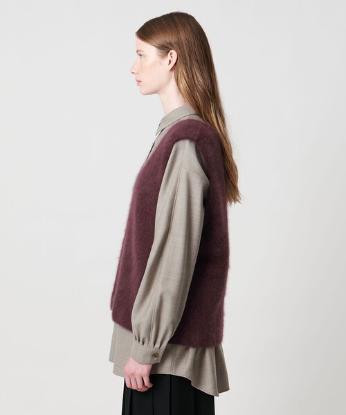 Steven Alan＞オーストラリアンウール ミックス ニットベスト（ベスト