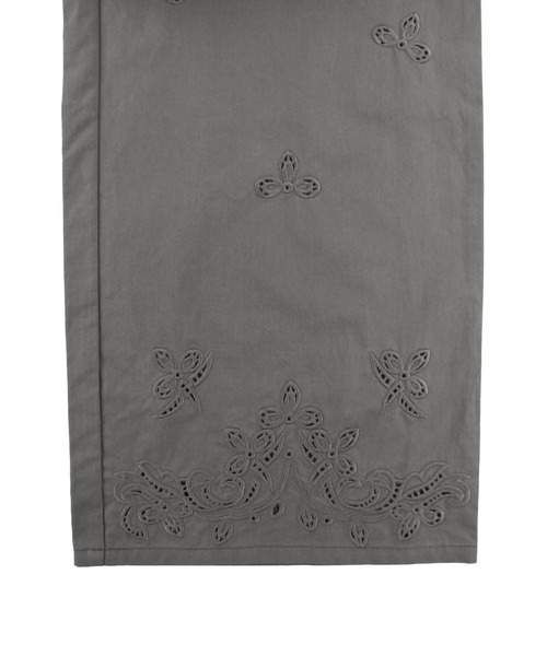 ALEXIA STAM（アリシアスタン）の「Embroidery Cozy Pants /刺繍リラックスパンツ（その他パンツ・レディース・チャコールグレー/ピンク/ホワイト・M/S）」の22枚目の写真