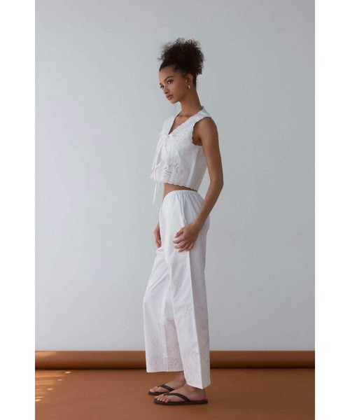 アリシアスタン　パンツ　Cozy Pants セール】Embroidery Cozy Pants /刺繍リラックスパンツ（その他