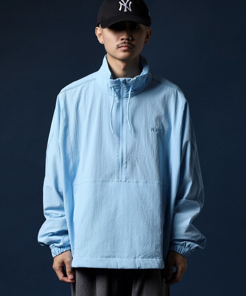 セール】シアサッカーアノラック（ナイロンジャケット）｜NERDY