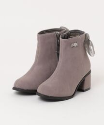 algy（アルジー）の「ALGY シアー素材 透け感リボン ショートブーツ（ブーツ）」