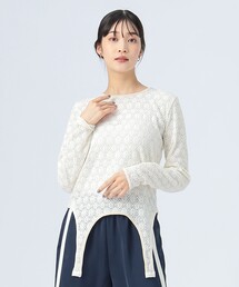 2WAY ガーター ロング スリーブ プルオーバー