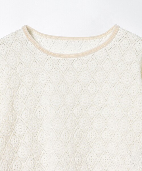 BEAMS HEART(ビームスハート)の「2WAY ガーター ロング スリーブ プルオーバー(Tシャツ/カットソー・レディース・カーキ/ホワイト系その他5・FREE)」の12枚目の写真