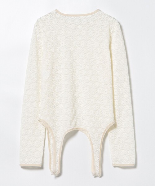 BEAMS HEART(ビームスハート)の「2WAY ガーター ロング スリーブ プルオーバー(Tシャツ/カットソー・レディース・カーキ/ホワイト系その他5・FREE)」の14枚目の写真
