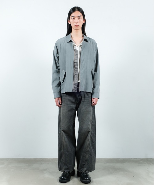 JIEDA(ジエダ)の「ZIP SHIRT(シャツ/ブラウス・メンズ・ダークグレー/オリーブ系・1/2)」の7枚目の写真